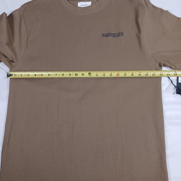Public Supply NYC 2X T-shirt Olive Green Embroidered "Brooklyn" NWT - Picture 9 of 10